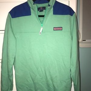 Green and Blue Vineyard Vines Men’s Shep Shirt